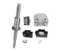 Anti-backlash ball screw 1pcs Double Nut Ball Screw Set DFU4005 End Processing Housing Coupling For Stepper Motor Cnc(700MM)