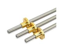 Anti-backlash ball screw 2pcs T3.5 Lead 0.609mm Trapezoidal Screw Nut Length 100mm-1000mm Stepper Motor Machines Parts(850mm)