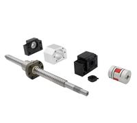 Anti-backlash ball screw Ball Screw Set SFU1610 Rolled + BKBF Supporter+ Nut + Housing + For CNC Router(300mm)