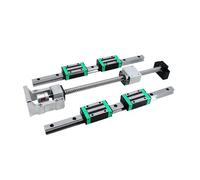 Anti-backlash ball screw CNC Motion Kit HGR20 Linear Guides +sliders Blocks+ball Screw SFU2005 +motor Mount HM15-57(550mm)
