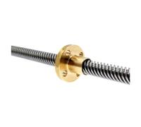 Anti-backlash ball screw Lead Screw T8 600mm Linear Guide 3D Printers Parts Helical Pitch 1mm 2mm 4mm 8mm 10mm 12mm 14mm Trapezoidal Screws With Nut(Helical pitch 12mm)