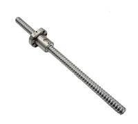Anti-backlash ball screw SFU1605 200mm-800mm Rolled Ball Screw C7 With 1605 Flange Single Ball Nut CNC Part RM1605(Only 1pc SFU1605 nut)