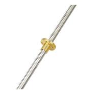 Anti-backlash ball screw Stainless Steel Threaded Rod Lead Screw With Nut For 3D Printer Machine Linear Guides(400mm (2PCS))