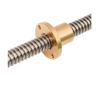 Anti-backlash ball screw T16 Lead Screw 100mm-600mm 3mm Large Trapezoidal 3D Printer Stepp(550mm)