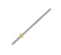 Anti-backlash ball screw T8*8 Lead Screw 8mm 17 Stepper Motor Trapezoidal Threaded Rod 200mm-500mm Pitch 2mm(400mm)