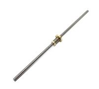 Anti-backlash ball screw T8 Lead 8mm Screw With Anti-Backlash Nut Pitch 2mm OD 100mm-1200mm T-Type Stepper Motor Trapezoida(150mm)