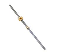 Anti-backlash ball screw T8 Lead Screw Trapezoidal Anti Backlash Spring Loaded Nut Thread 8mm 4mm 300mm-800mm(750mm)