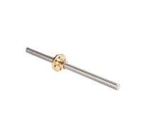 Anti-backlash ball screw Trapezoidal Threaded Screw T12*10 Large Screw Copper Nut Diameter 12(700mm)