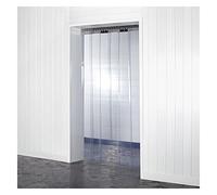 Anti-Bacterial Food Safe Hygeinic PVC Strip Curtain Kit - Ideal for Personnel Door/Catering (1m x 2m) Kitchen/Restaurant/Catering Curtain