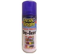 Anti-Bacterial Fridge Freezer De-Icer Spray Deicer Spray Fridge Cleaner Genuine Fresh & Bright 200ml Quick Ice Remover (Pack of 1)