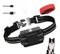 Anti Bark Collar, Citronella Dog Collar with 2 Straps, No Shock Humane Water Spray Dog Collar, Rechargeable Dog Training Collar with 2 Adjustable Spray & Sensitivity Level for Small Medium Large Dogs