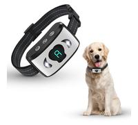 Anti Bark Collar for Dogs | 55cm Adjustable Strap | No Shock Dog Collar for All Breeds & Sizes | Anti Barking Device for Dogs | Rechargeable & Waterproof | 8 Vibration & 7 Sensitivity Levels