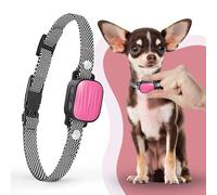 Anti Bark Collar for Small Dogs with 2 Vibration Modes and Beep (Pink)