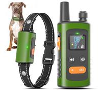 Anti Bark Collars For Dogs, Dog Training Collar with 3200Ft Remote, IPX7 Waterproof Dog Bark Collar for Small Medium Large Dogs, 3 Train Modes (Beep, Vibration, Beep+Vibration) and Rechargable Battery