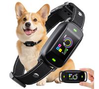 Anti Bark Collars for Dogs,Non-Shock Bark Control Collar for Small and Medium Dogs Bark Control Training Collar with 4 Training Modes, IP67 Waterproof Rechargeable with 5 Adjustable Sensitivity
