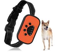 Anti Bark Collars for Dogs, Smart Dog Barking Collar, Dog Bark Collar with 7 Adjustable Sensitivity Levels, Bark Collar Humane Vibration Beep, Anti bark Collars for Small Medium Large Dogs (Orange)