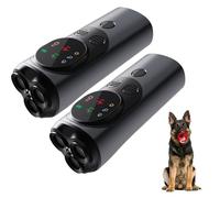 Anti Bark Device for Dogs, 2025 New Dog Bark Deterrent Devices, Barking Silencer with LED Flashlight & HD Display, Anti-bark Device That Trains Your Dog Not to Bark Safe for Dogs (2PCS)