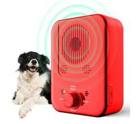 Anti Barking Device, 3 Frequencies Dog Deterrent Devices, 33Ft Ultrasonic Stop Deterrent Anti Barking, Rechargeable Pet Gentle Dog Bark Control Device Training Tool for Big Small Dogs Indoor RED