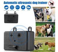 Anti-Barking Device Dog Bark Safety Control Ultrasonic Pet Stop Repeller Tool Xample Black One Size