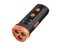 Anti Barking Device for Dogs,1Pcs 2in1 Flashlight & 3Core Ultrasonic Dog Barking Deterrent Devices with Explosive Flashing-33ft Range,2 Models Rechargable Bark Shield,Safe Dog Barking Device