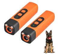 Anti Barking Device for Dogs, 2025 New Rechargeable Dog Barking Deterrent Devices, 3 Speed Frequency conversion Ultrasonic Dog Barking Deterrent Devices with LED Flashlight (2PCS)