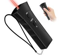 Anti Barking Device for Dogs - 3 In 1 Dog Barking Deterrent Device With Flash LED - 30FT Ultrasonic Stop Barking Small/Large Dog Device - Handheld Bark Shield Indoor Outdoor Training Tool