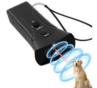 Anti Barking Device for Dogs - 3 In 1 Dog Barking Deterrent Device With Flash LED - 30FT Ultrasonic Stop Barking Small/Large Dog Device - Handheld Bark Control Indoor Outdoor Training Tool