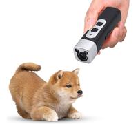 Anti Barking Device for Dogs,Dog Barking Deterrent Devices,Ultrasonic puppy Bark Control Deterrent with LED Flashlight, Indoor Outdoor Stop Bark Control for Small, Medium Large Dogs (black)