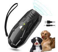 Anti Barking Device for Dogs, Handheld Ultrasonic Dog Repeller & Stop Barking Dog Device - 16.4ft Range, 15-25kHz Variable Frequency Bark Deterrent Devices, 1800mAh Rechargeable Safe Training Tool