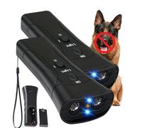 Anti Barking Device for Dogs, Pet Trainer for Humane & Effortless Dog Training, Ultrasonic Dog Barking Deterrent with HD Display & LED Flashlight, Up to 30ft Range (2Pcs)