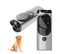 Anti Barking Device For Dogs, Ultrasonic Dog Barking Device with Display & High-Lumen Flashlight,50FT Range,Alternative to Bark Collar