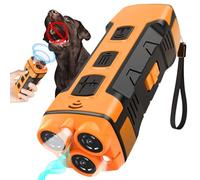 Anti-barking Device for Dogs Ultrasonic Dog Training Device with 3 Modes, Rechargeable with LED Flashlight, Bark Shield up to 33ft, Handheld Pet Repeller for Indoor Outdoor Use