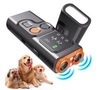 Anti-Barking Device for Dogs, Upgraded Bark Deterrent with HD Display and LED Flashlight, No Yelling or Swatting Needed, Just Point to Stop Bad Behavior