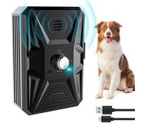 Anti Barking Device, Ultrasonic Anti Bark Device with 3 Adjustable modes, 33Ft Auto Stop Dog Barking Device, IPX4 Waterproof Dog Barking Deterrent Device, Dog Bark Stopper for Indoor & Outdoor