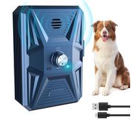 Anti Barking Device, Ultrasonic Anti Bark Device with 3 Adjustable modes, 33Ft Auto Stop Dog Barking Device, IPX4 Waterproof Dog Barking Deterrent Device, Dog Bark Stopper for Indoor & Outdoor