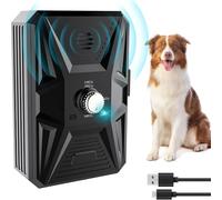 Anti Barking Device, Ultrasonic Anti Bark Device with 3 Adjustable modes, 33Ft Auto Stop Dog Barking Device, IPX4 Waterproof Dog Barking Deterrent Device, Dog Bark Stopper for Indoor & Outdoor