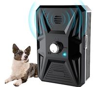 Anti Barking Device, Ultrasonic Anti Bark Device with 3 Adjustable modes, 33Ft Auto Stop Dog Barking Device, IPX4 Waterproof Dog Barking Deterrent Device, Dog Bark Stopper for Indoor & Outdoor