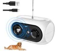 Anti Barking Device, Ultrasonic Dog Barking Deterrent Devices up to 50FT Long Range Control, 3 Adjustable Levels Dog Deterrent Ultrasonic Stop Dog Barking Device, Bark Control Device Indoor Outdoor