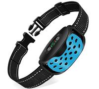 Anti Barking Dog Collars, Bark Collar Stop Dog Barking with Vibration & Beep Modes Harmless Training Dog Collar for Small Medium Large Dogs No Bark Collar Rechargeable IP67 Waterproof Humane-Blue