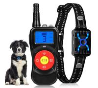 Anti Barking Dog Collars, Bark Collar with Remote, Anti Bark Control on Harmless Training with Spray/Vibration/Sound/Light Multi Dogs Training System, Dog Training Collar to Stop Dog Barking