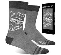 ANTI BASIC Novelty Socks Gift for Men Game Corgi World Cup Soccer Beer Fox Snake Break a Leg Socks …, Classic, One Size