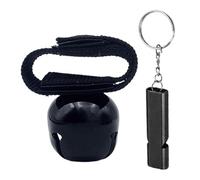 Anti-Bear Bells for Outdoor Camping - Anti-Bear Bell with Silent Mode and Whistle - Rustproof Metal Warning Sign for Hiking, Mountaineering and Cycling - Att