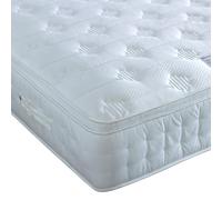 Anti Bed Bug 1500 Pocket Sprung Foam Pillow Top Mattress Bedmaster White Single