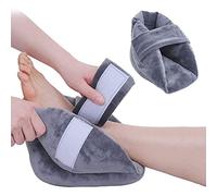 Anti-Bedsore Heel Protectors Pillow, 1 Pair Soft Comforting Heel Protectors Cushions with Vel-Cro Closure, Heel Protectors Cushions for Bedridden Patients Pressute Sores And Ulcer Relief,Grey