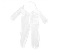 Anti Bee Biting Beekeeping Suit, One Piece Nylon Mesh Protective Clothing, Transparent - Breathable, Durable, Comfortable for Beekeepers (L)