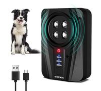 Anti Bell Device Dogs, 33 ft Car Anti-Bark Ultrasonic Device, Dog Barking Stop with 3 Modes, Rechargeable Anti-Bark for Dogs, Safe Ultrasonic Against Barking for Small and Large Dogs