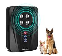 Anti Bell Device Dogs, 33 ft Car Anti-Bark Ultrasonic Device, Dog Barking Stop with 3 Modes, Rechargeable Anti-Bark for Dogs, Safe Ultrasonic Against Barking for Small and Large Dogs