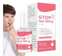 Anti Bite Liquid 0.5fl Oz, Safe Effective, Non-Glossy Invisible Coating | Anti Nail Biting Formula for Kids Effective Non-Glossy Invisible Coating Safe Adults Kids Help Stop Putting Fingers Inside