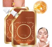 Anti-Blemish & Anti-Aging & Anti-Wrinkle Tear-Off Mask,Peel off Anti Wrinkle Face Mask,Freckle Removal Mask,Anti-Aging Gold Face Mask,Sleep Facial Mask,Removes Blackheads,Cleans Pores (2 Pcs)