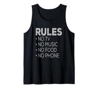 Anti Boredom Rules Funny Life Humor Tank Top